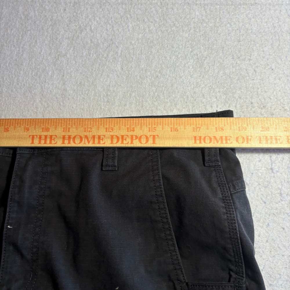 Carhartt Relaxed Straight Ripstop Double-Front Cargo Pant‎ Black Paint  38x31 - Picture 6 of 10